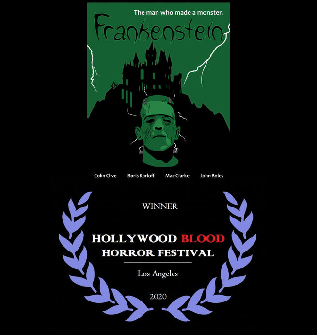 Frankenstein won at the Hollywood Blood Horror Festival