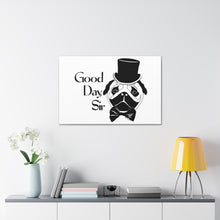 Load image into Gallery viewer, Fancy Pug Canvas Print (Various Sizes)