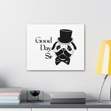 Load image into Gallery viewer, Fancy Pug Canvas Print (Various Sizes)