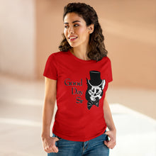 Load image into Gallery viewer, Fancy Cat Women's Cotton Tee (Various Colors)