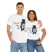 Load image into Gallery viewer, Fancy Cat Cotton Tee (Various Colors)