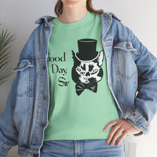 Load image into Gallery viewer, Fancy Cat Cotton Tee (Various Colors)