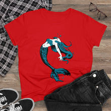 Load image into Gallery viewer, Mermaid Women's Cotton Tee (Various Colors)