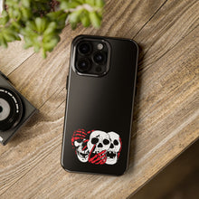 Load image into Gallery viewer, 3 Skulls (With Red) Tough Phone Case (Samsung & iPhone)