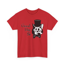 Load image into Gallery viewer, Fancy Cat Cotton Tee (Various Colors)