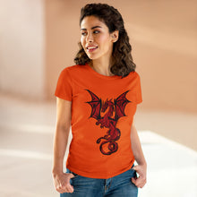 Load image into Gallery viewer, Dragon Women's Cotton Tee (Various Colors)