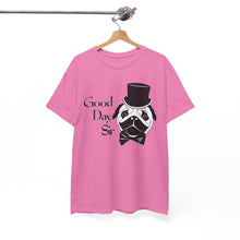 Load image into Gallery viewer, Fancy Pug Cotton Tee (Various Colors)