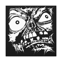 Load image into Gallery viewer, Stretched Monster Face Canvas Print (Various Sizes)