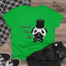 Load image into Gallery viewer, Fancy Pug Women's Cotton Tee (Various Colors)