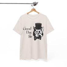 Load image into Gallery viewer, Fancy Cat Cotton Tee (Various Colors)