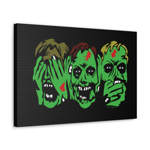Load image into Gallery viewer, 3 Zombies Canvas Print (Various Sizes)