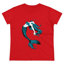 Load image into Gallery viewer, Mermaid Women's Cotton Tee (Various Colors)