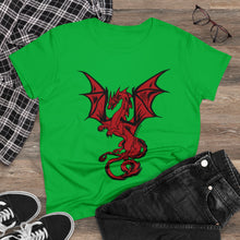 Load image into Gallery viewer, Dragon Women's Cotton Tee (Various Colors)