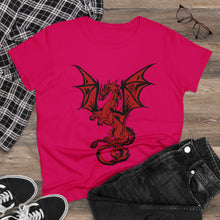 Load image into Gallery viewer, Dragon Women's Cotton Tee (Various Colors)