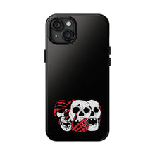 Load image into Gallery viewer, 3 Skulls (With Red) Tough Phone Case (Samsung & iPhone)