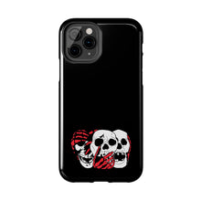 Load image into Gallery viewer, 3 Skulls (With Red) Tough Phone Case (Samsung & iPhone)