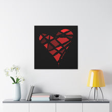 Load image into Gallery viewer, Red Heart Canvas Print (Various Sizes)