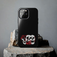 Load image into Gallery viewer, 3 Skulls (With Red) Tough Phone Case (Samsung & iPhone)