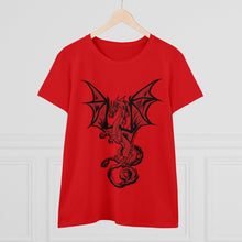 Load image into Gallery viewer, Dragon Women's Cotton Tee (Various Colors)