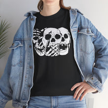 Load image into Gallery viewer, 3 Skulls Cotton Tee