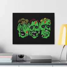 Load image into Gallery viewer, 3 Zombies Canvas Print (Various Sizes)