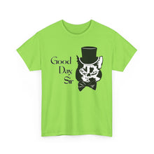Load image into Gallery viewer, Fancy Cat Cotton Tee (Various Colors)