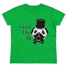 Load image into Gallery viewer, Fancy Pug Women's Cotton Tee (Various Colors)