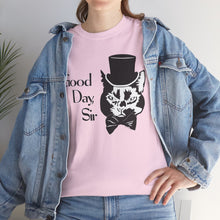 Load image into Gallery viewer, Fancy Cat Cotton Tee (Various Colors)