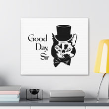 Load image into Gallery viewer, Fancy Cat Canvas Print (Various Sizes)