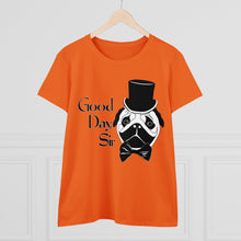 Load image into Gallery viewer, Fancy Pug Women's Cotton Tee (Various Colors)