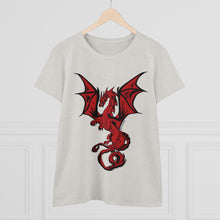 Load image into Gallery viewer, Dragon Women's Cotton Tee (Various Colors)