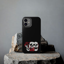 Load image into Gallery viewer, 3 Skulls (With Red) Tough Phone Case (Samsung & iPhone)