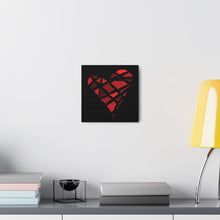 Load image into Gallery viewer, Red Heart Canvas Print (Various Sizes)