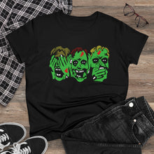 Load image into Gallery viewer, 3 Zombies Women's Cotton Tee