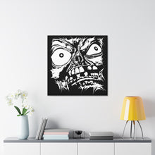 Load image into Gallery viewer, Stretched Monster Face Canvas Print (Various Sizes)