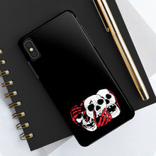 Load image into Gallery viewer, 3 Skulls (With Red) Tough Phone Case (Samsung & iPhone)