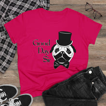 Load image into Gallery viewer, Fancy Pug Women's Cotton Tee (Various Colors)