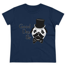Load image into Gallery viewer, Fancy Pug Women's Cotton Tee (Various Colors)