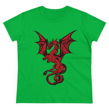 Load image into Gallery viewer, Dragon Women's Cotton Tee (Various Colors)
