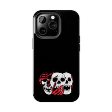 Load image into Gallery viewer, 3 Skulls (With Red) Tough Phone Case (Samsung & iPhone)