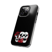 Load image into Gallery viewer, 3 Skulls (With Red) Tough Phone Case (Samsung & iPhone)