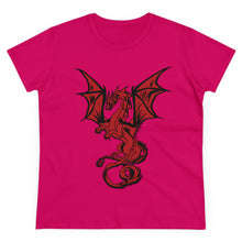 Load image into Gallery viewer, Dragon Women's Cotton Tee (Various Colors)