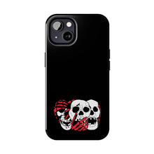Load image into Gallery viewer, 3 Skulls (With Red) Tough Phone Case (Samsung & iPhone)