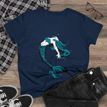 Load image into Gallery viewer, Mermaid Women's Cotton Tee (Various Colors)