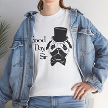 Load image into Gallery viewer, Fancy Pug Cotton Tee (Various Colors)