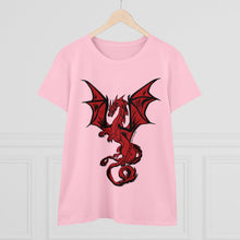 Load image into Gallery viewer, Dragon Women's Cotton Tee (Various Colors)