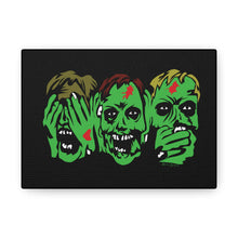 Load image into Gallery viewer, 3 Zombies Canvas Print (Various Sizes)