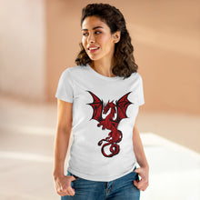 Load image into Gallery viewer, Dragon Women's Cotton Tee (Various Colors)