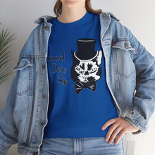 Load image into Gallery viewer, Fancy Cat Cotton Tee (Various Colors)