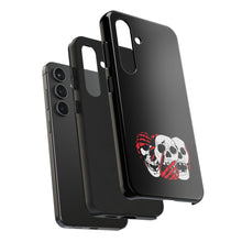 Load image into Gallery viewer, 3 Skulls (With Red) Tough Phone Case (Samsung & iPhone)